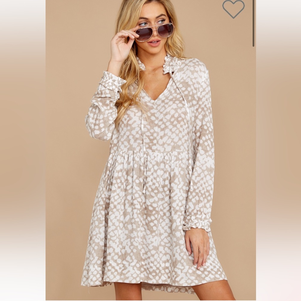 Red Dress Boutique Let Me Loose Taupe snake print dress